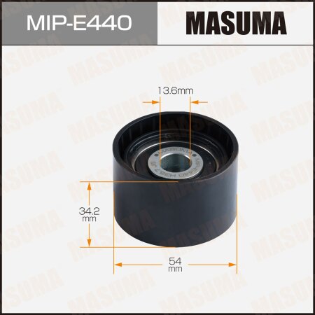 Ролик обводной приводного ремня Masuma, MIP-E440