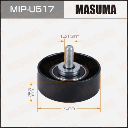 Ролик обводной приводного ремня Masuma, MIP-U517