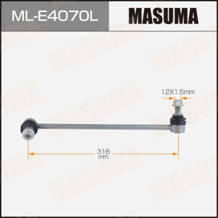 Стойка (линк) стабилизатора Masuma, ML-E4070L