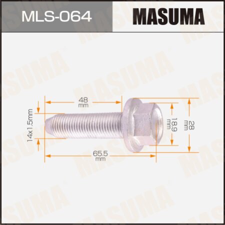 Strut service bolt Masuma, MLS-064