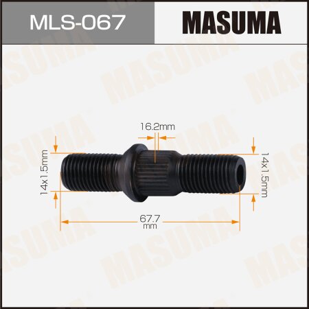 Wheel stud Masuma M14x1.5(R), M14x1.5(R), MLS-067