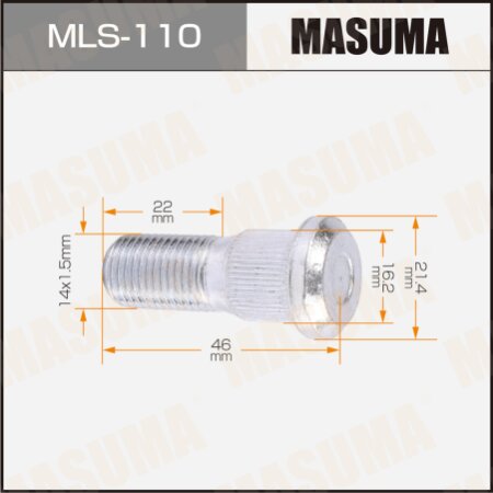 Шпилька колесная M14x1.5(L) Masuma, MLS-110