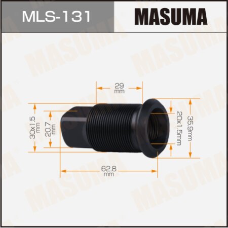 Футорка колесная M30x1.5(L), M20x1.5(L) Masuma, MLS-131