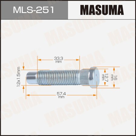 Шпилька колесная  Masuma, MLS-251