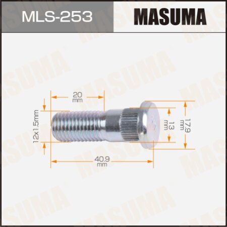 Шпилька колесная  Masuma, MLS-253