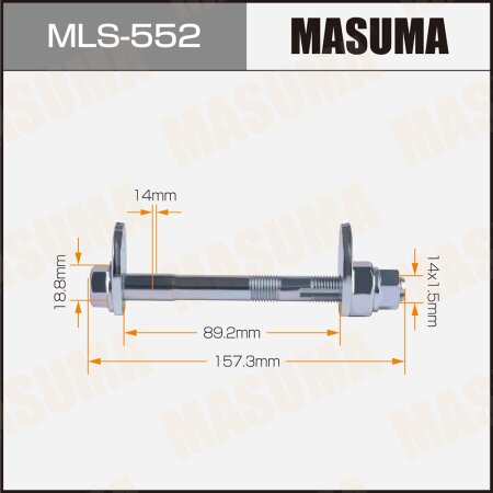 Camber adjustment bolt Masuma, MLS-552