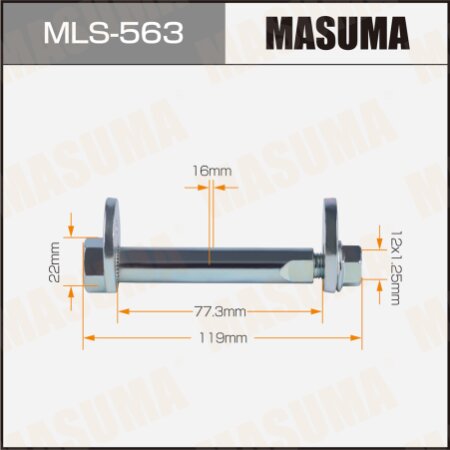 Camber adjustment bolt Masuma, MLS-563
