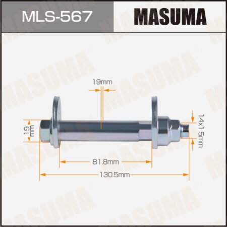 Camber adjustment bolt Masuma, MLS-567