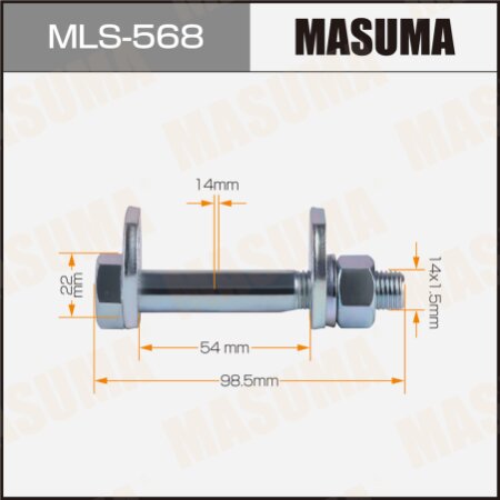 Camber adjustment bolt Masuma, MLS-568