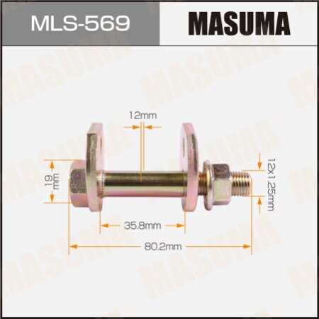 Camber adjustment bolt Masuma, MLS-569