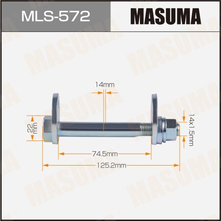 Camber adjustment bolt Masuma, MLS-572