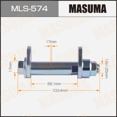 Camber adjustment bolt Masuma, MLS-574