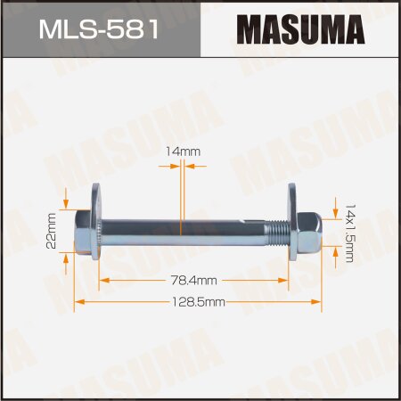Camber adjustment bolt Masuma, MLS-581