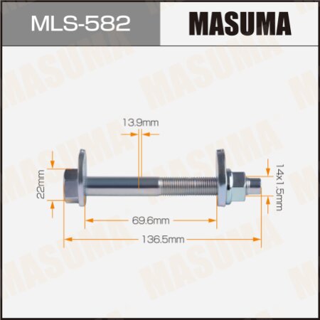 Camber adjustment bolt Masuma, MLS-582