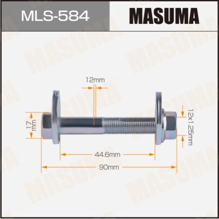 Camber adjustment bolt Masuma, MLS-584