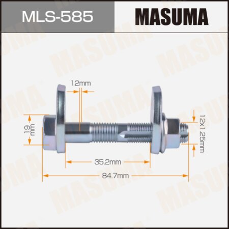 Camber adjustment bolt Masuma, MLS-585