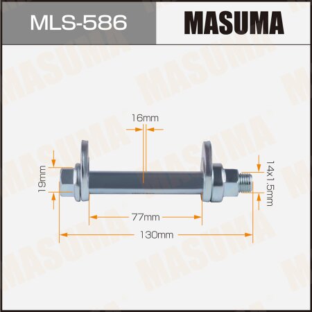 Camber adjustment bolt Masuma, MLS-586