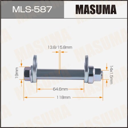 Camber adjustment bolt Masuma, MLS-587