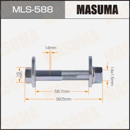Camber adjustment bolt Masuma, MLS-588