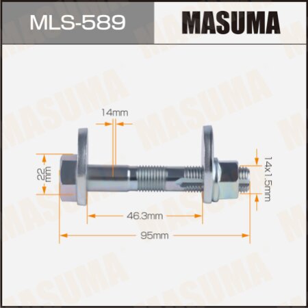 Camber adjustment bolt Masuma, MLS-589
