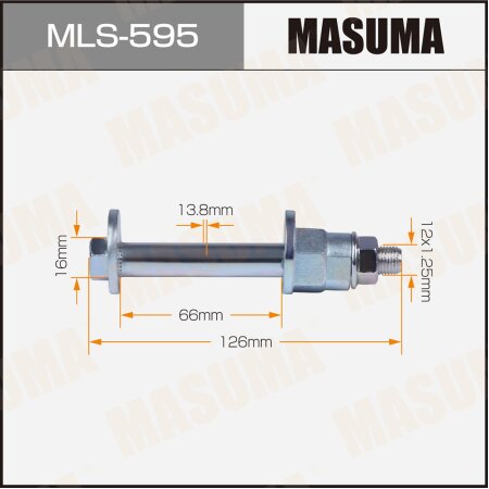 Camber adjustment bolt Masuma, MLS-595