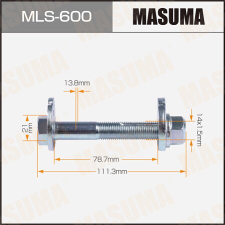 Camber adjustment bolt Masuma, MLS-600
