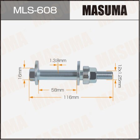Camber adjustment bolt Masuma, MLS-608