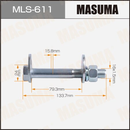 Camber adjustment bolt Masuma, MLS-611