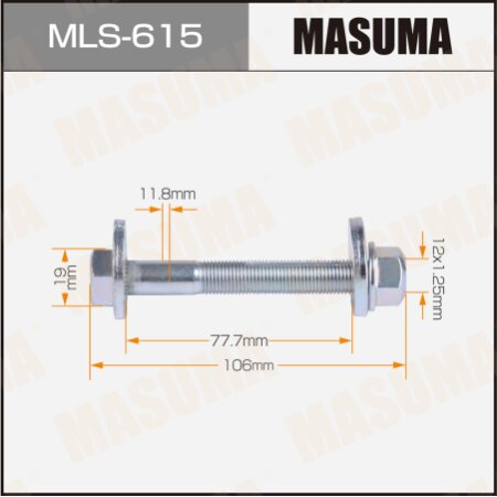 Camber adjustment bolt Masuma, MLS-615