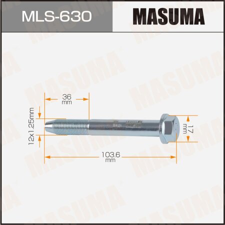 Suspension bolt Masuma, MLS-630