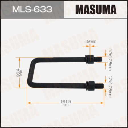 Suspension bolt Masuma, MLS-633