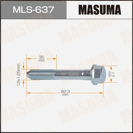 Suspension bolt Masuma, MLS-637