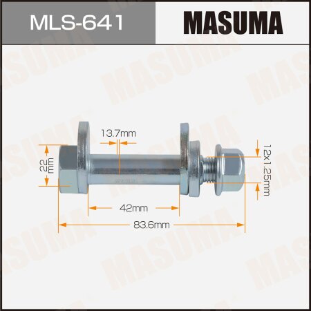 Camber adjustment bolt Masuma, MLS-641