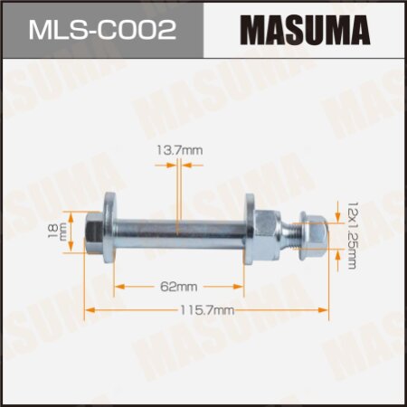 Camber adjustment bolt Masuma, MLS-C002