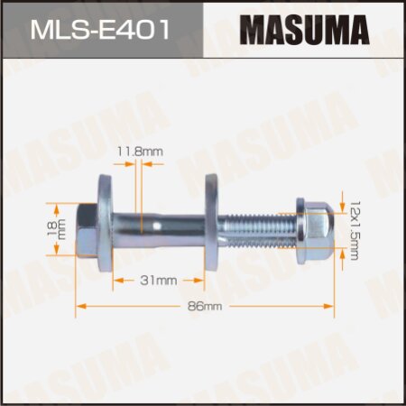 Camber adjustment bolt Masuma, MLS-E401
