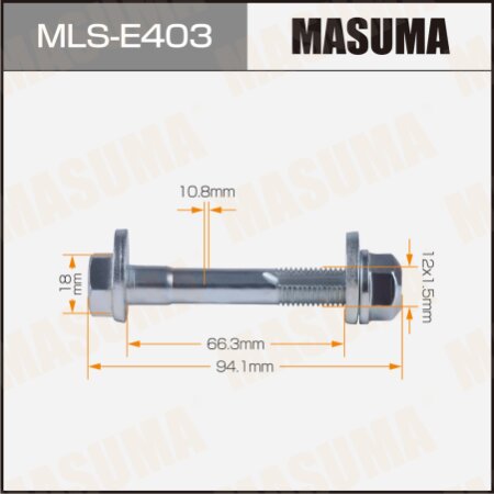 Camber adjustment bolt Masuma, MLS-E403