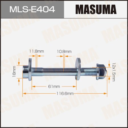 Camber adjustment bolt Masuma, MLS-E404
