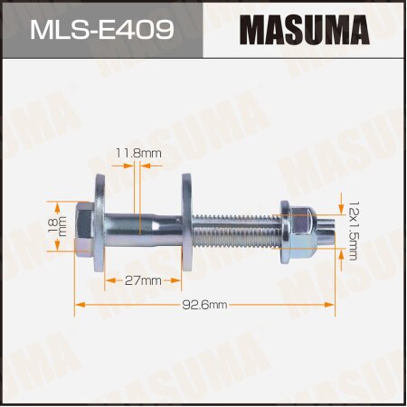 Camber adjustment bolt Masuma, MLS-E409
