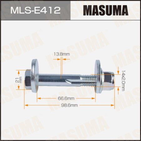 Camber adjustment bolt Masuma, MLS-E412