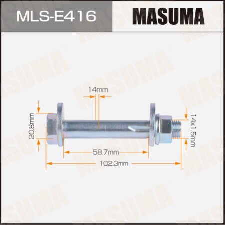 Camber adjustment bolt Masuma, MLS-E416