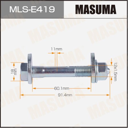 Camber adjustment bolt Masuma, MLS-E419