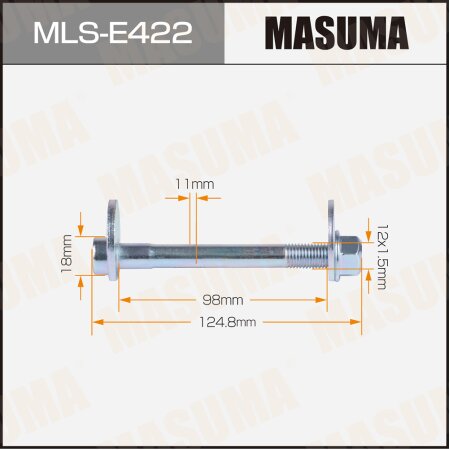 Camber adjustment bolt Masuma, MLS-E422