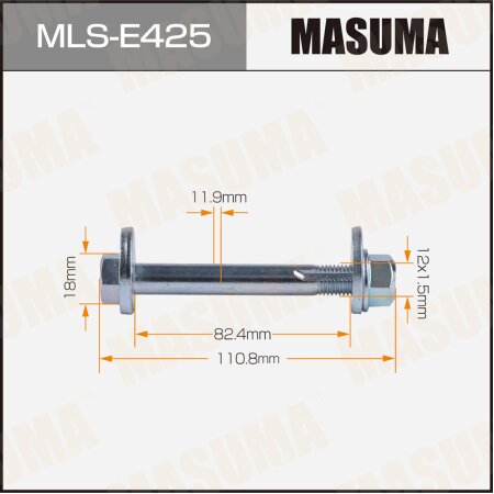 Camber adjustment bolt Masuma, MLS-E425
