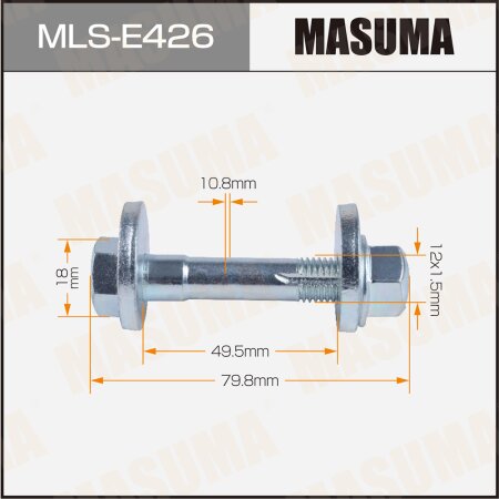 Camber adjustment bolt Masuma, MLS-E426
