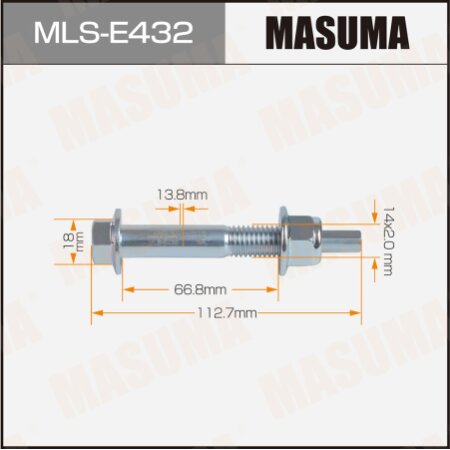 Suspension bolt Masuma, MLS-E432