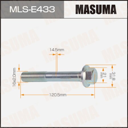 Болт подвески Masuma, MLS-E433