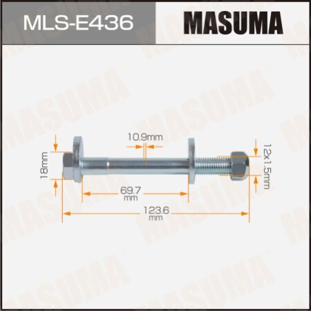 Camber adjustment bolt Masuma, MLS-E436
