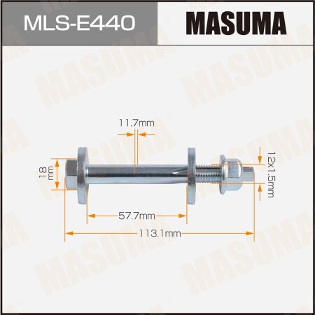 Camber adjustment bolt Masuma, MLS-E440