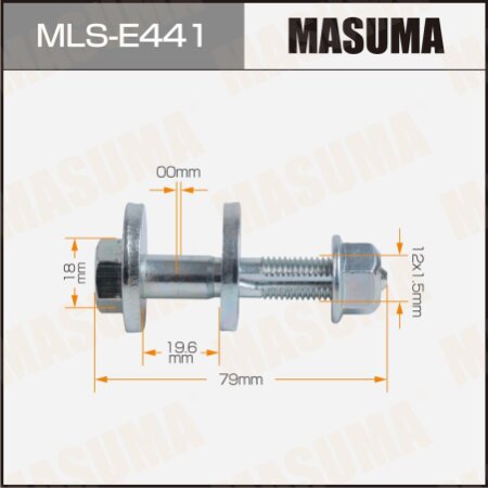 Camber adjustment bolt Masuma, MLS-E441