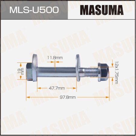 Camber adjustment bolt Masuma, MLS-U500